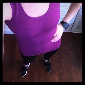 Purple Workout Top